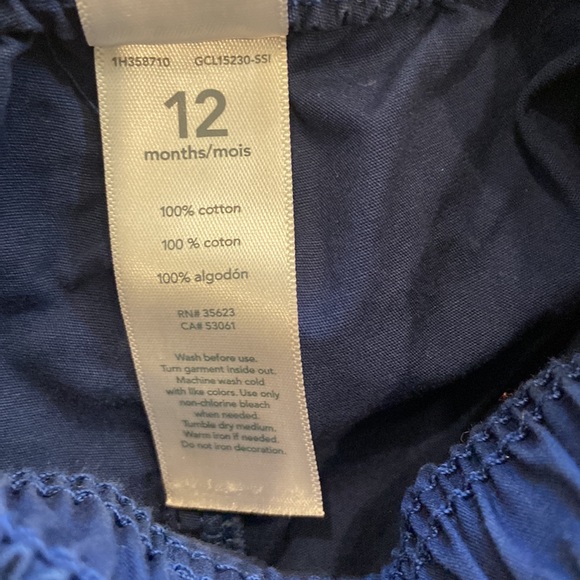 Carter’s Baby Boy Blue Plaid Outfit, Sz 12 Months NWT - Picture 7 of 7